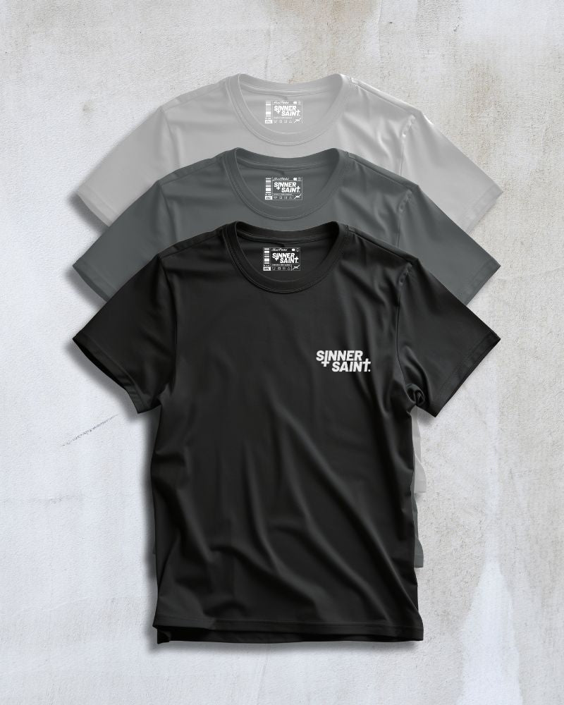 SinnerSaint® Brand T-Shirt - Pack of 3